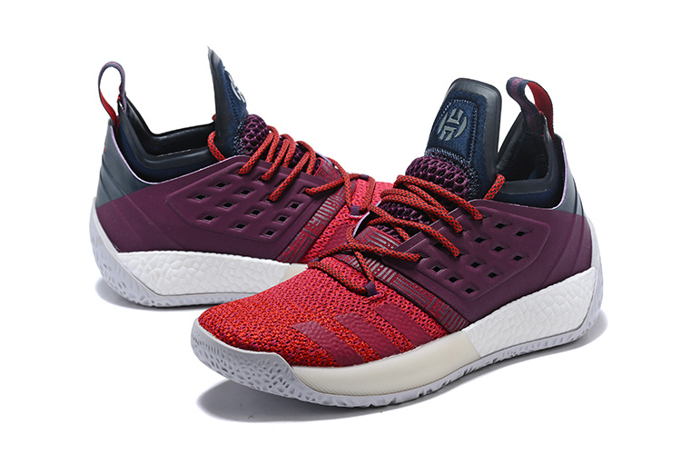 Mens Adidas Harden Vol. 2 Maroon Ignite AH2124 Running Shoes - DropShippingNike.com