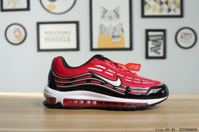 97 air max black and red