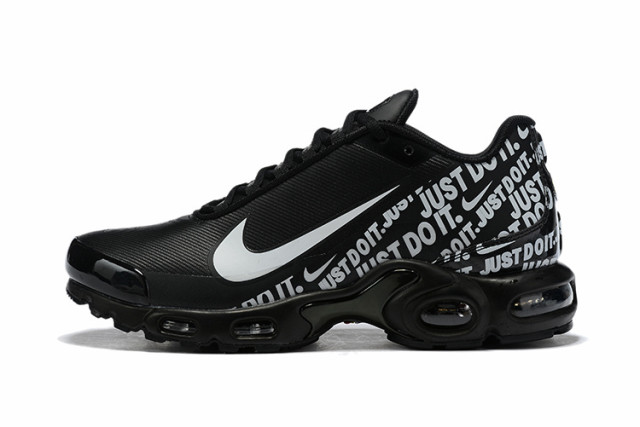 nike air max plus just do it black iridescent