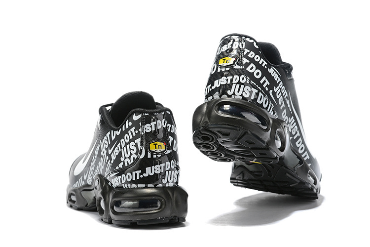 nike air max plus just do it black iridescent