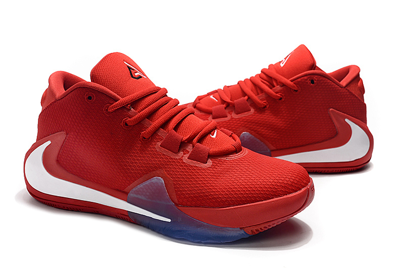 red white blue nike basketball shoes