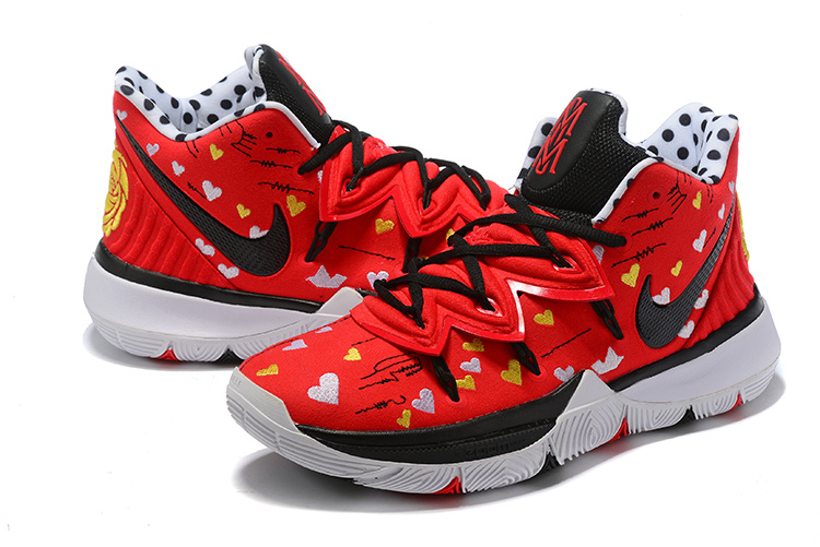 Men�s Nike Kyrie 5 I Love You Mom Red Basketball shoes