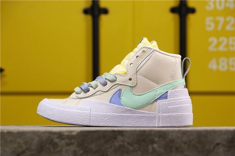 yellow and green nike blazer
