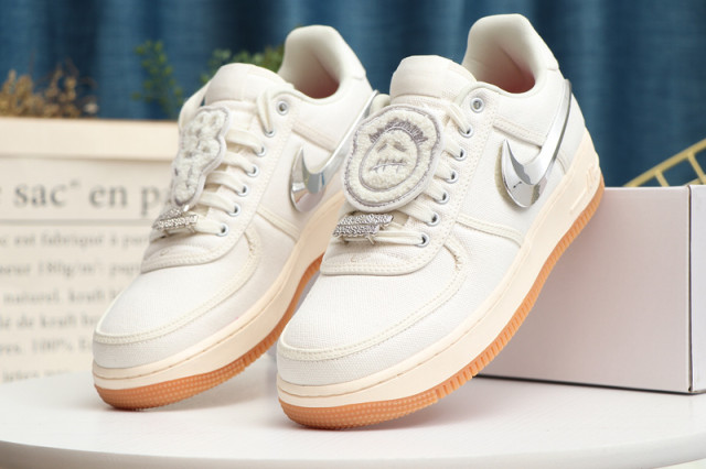 white travis scott air force 1