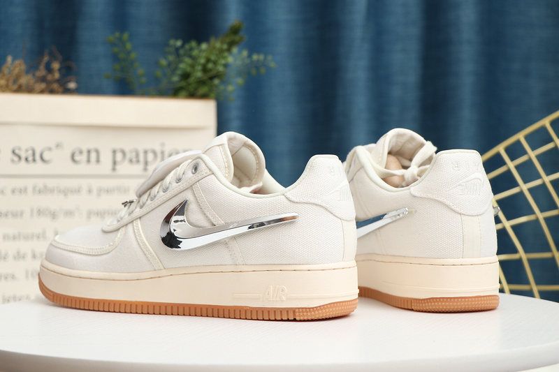 white travis scott air force 1