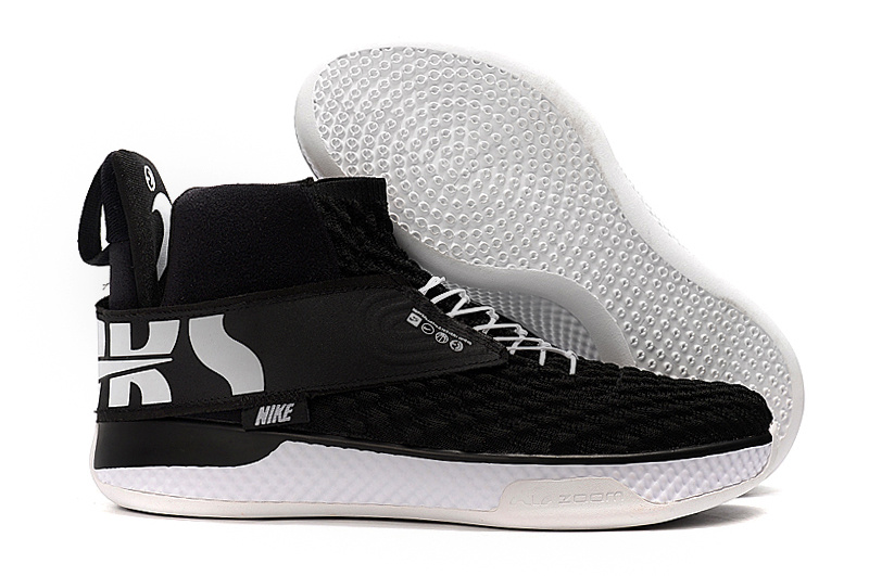 Men's Nike Air Zoom UNVRS FlyEase Black White Basketball Shoe