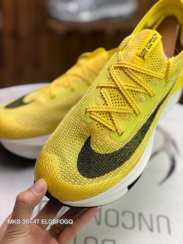 nike air zoom alphafly next yellow