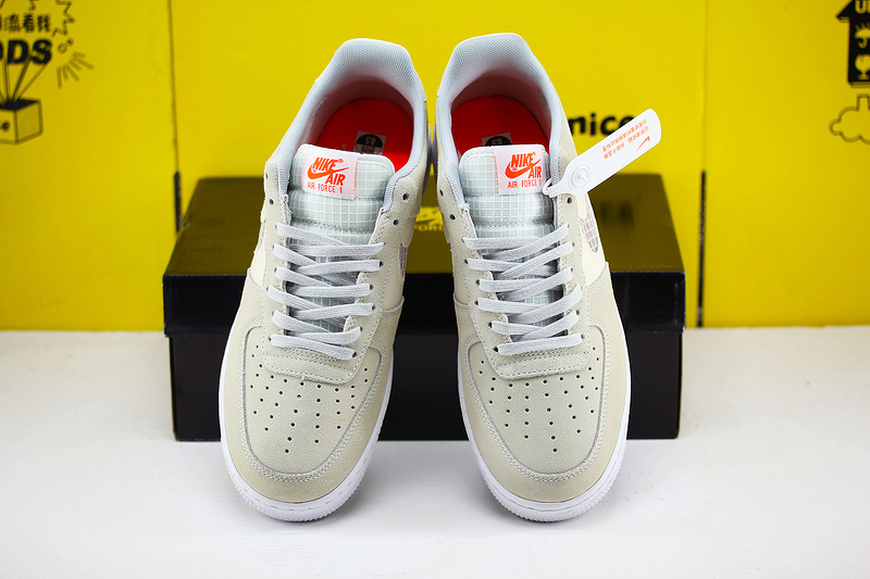 Nike Air Force 1 '07 SE Pure Platinum/Summit WhiteCJ1647-001 Womens Mens Running Shoes 